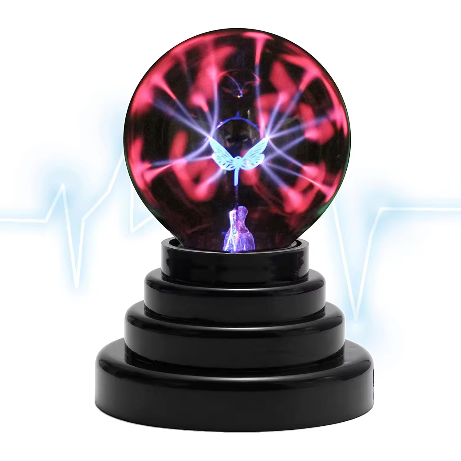 Glowing plasma filaments follow your touch! Plasma balls offer unique, enchanting visuals, ideal for rooms, classrooms & curiosity.